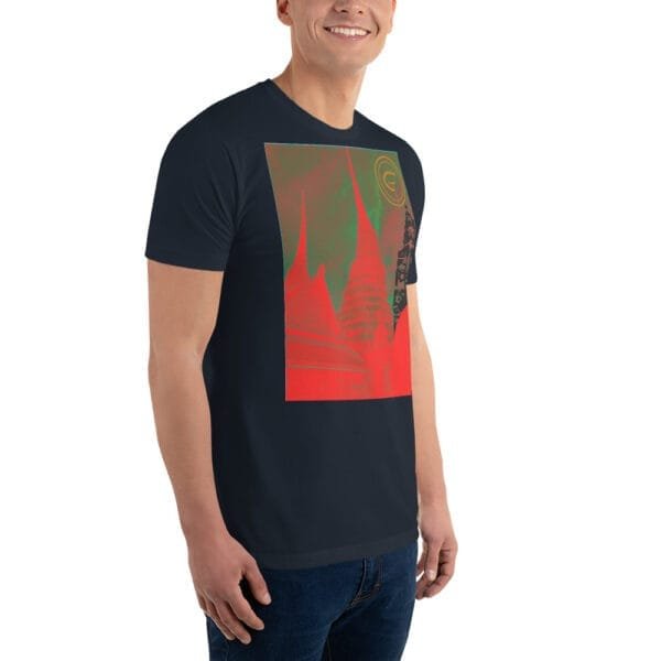 Wat Arun (Temple of Dawn) Apocalypse - Short Sleeve T-shirt - Image 9