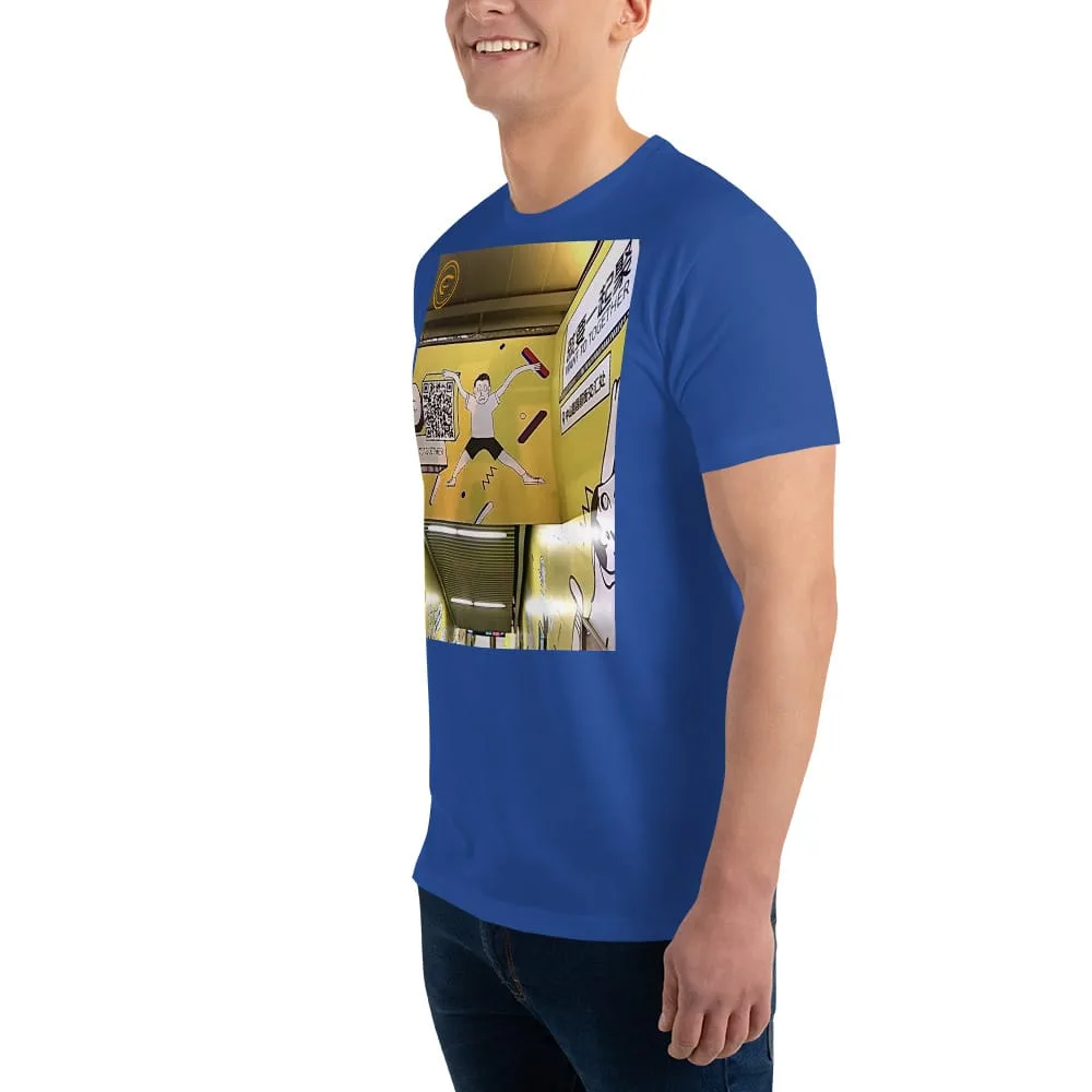 Train Man - Short Sleeve T-shirt 2 Train Man - Short Sleeve T-shirt - Image 2