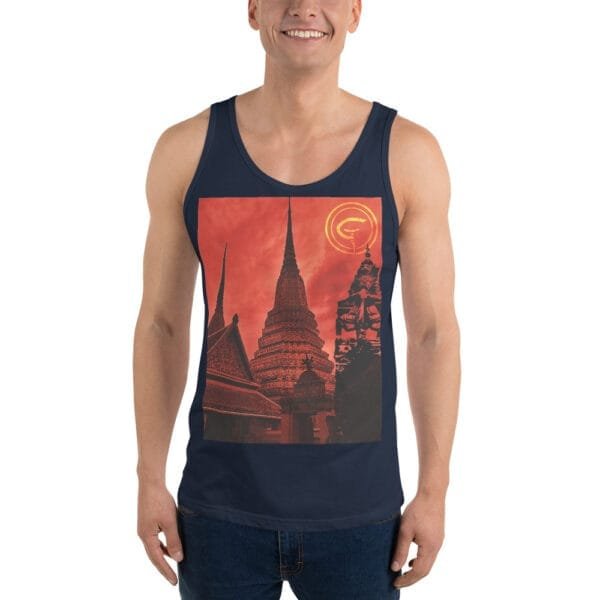 Wat Arun (Temple of Dawn) - Men's Tank Top - Image 3