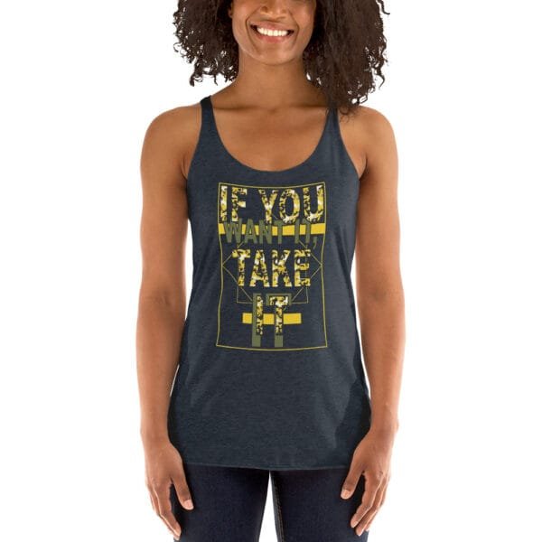 If You Want It, Take It (IYWITI2) - Women's Racerback Tank - Image 3